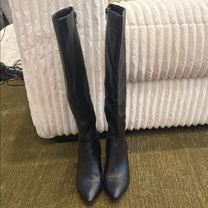 Journee Collection Black Heeled Boots